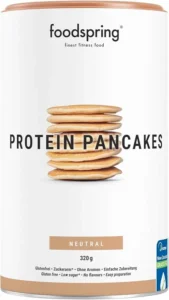 Bote de tortitas proteicas foodspring sabor neutro de 320 g