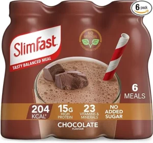 Pack de batidos SlimFast sabor chocolate listos para tomar