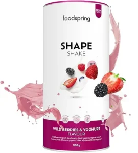 Shape Shake Foodspring sabor frutos del bosque y yogur para perder peso